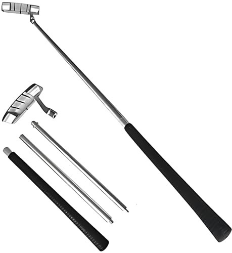 Golf-Putte, 3-teiliger Zwei-Wege-Putter aus Aluminiumlegierung mit Bällen, Schlägerzubehör für Kinder und Erwachsene, Einfache Verwendung für Links- und Rechtshänder