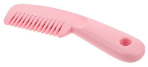 Haarschneidekamm Tragbarer Haarkamm mit Präzisionsklingen, 2-in-1 Rosa