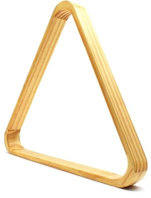 BILMAG Pool Billard Dreieck Triangel 57,2 mm Billiard Zubehör Holz Nature