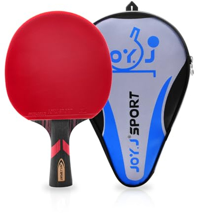 Joy.J Sport ITTF Genehmigter Tischtennisschläger, Professioneller Tischtennis-Schläger, Ideal für Zwischenspieler und Fortgeschrittene Spieler