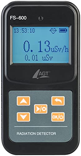 AGT Strahlenmessgerät: Digitaler Geigerzähler & Dosimeter für Alpha-, Beta- & Gammastrahlung (Geigerzähler Alpha- Beta Gamma, Alphastrahlung, strahlenmessung)