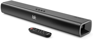 MAJORITY Naga 60 Soundbar für TV Geräte, 120W 2.1 Integriertem Subwoofer | Bluetooth 5.0 Sound Bar, Custom EQ, HDMI ARC, AUX, Optisch, Sub-Ausgang, Inklusive Wandmontage-Set & Fernbedienung