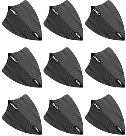 RED DRAGON Hardcore Freestyle Dart-Flüge - 3 Sätze pro Packung (insgesamt 9 Dart-Flüge)
