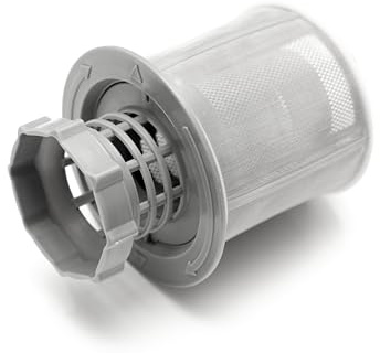 Premium Feinsieb Microsieb Set 3-teilig für Geschirrspüler – kompatibel mit Bosch, Siemens, Neff, Constructa, Balay, Gaggenau, Thermador – Ersatz-Filtereinsatz 10002494 – Kunststoff & Metall