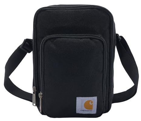 Carhartt Reißverschluss, langlebig, verstellbarer Reißverschluss, unverzichtbare Umhängetasche (schwarz)