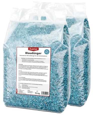 Ruemar Blaudünger NPK Dünger für Pflanzen 20 kg Universal Langzeitdünger Obst und Gemüse Blumen 8 8 8 organischer Pflanzendünger Zimmerpflanzen