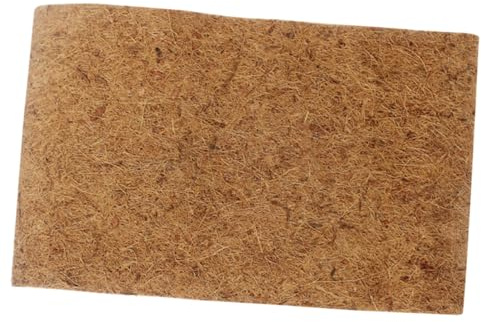 DECOMELODY Reptilienteppich Kokosfaser Verformungsbeständig 60x40x1cm Für Terrarien Bartagamen Schildkröten Gecko Zubehör