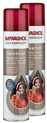 2er Imprägnol Spray Wetterschutz für Leder, Textilien 400ml