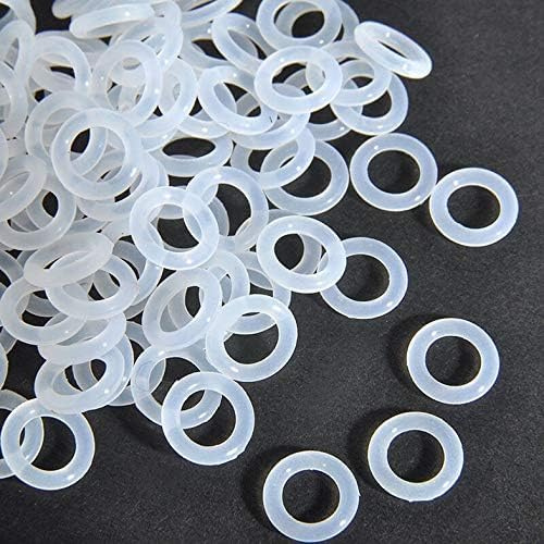 SquarezhenBo 110 Stück weiße Tastenkappen, Gummi-O-Ring-Schalter, Schalldämpfer für Cherry MX-Tastatur, O-Ring-Ersatz, Mäuse, Tastaturen und Eingabegeräte