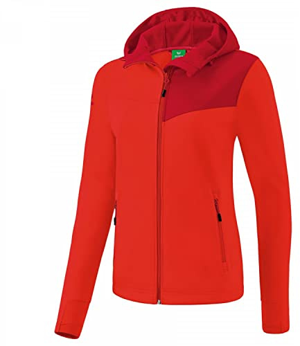Erima Damen Performance Softshell Jacke (2062206), rot/ruby, 44