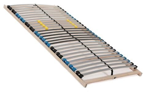 Sleepneo Lattenrost 140x200 cm - 28 Latten 7-Zonen Lattenrost Traglast ca. 150 Kg Birkenschichtholz Selbstmontage Made in Germany
