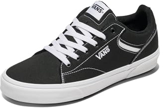 Vans Seldan Herren Sneaker, Canvas Black White, 41 EU
