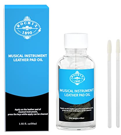 Lederpolsteröl für Musikinstrumente für Klarinetten, Flöten, Saxophone, Oboen, Fagotte, Holzblasinstrumente 1,02 fl.oz/30ml