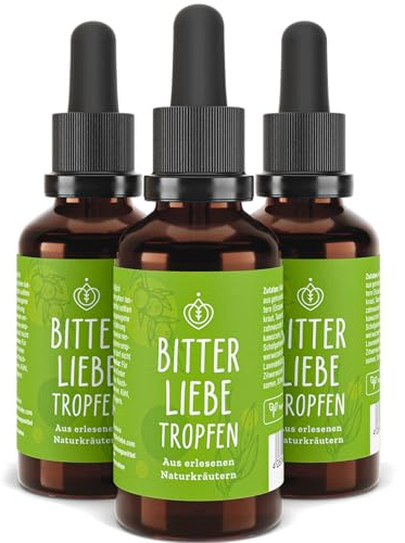 BitterLiebe® Original Bitterstoffe Tropfen 50ml aus Die Höhle der Löwen - hochdosierte Bittertropfen nach Hildegard von Bingen - Made in Germany (3)