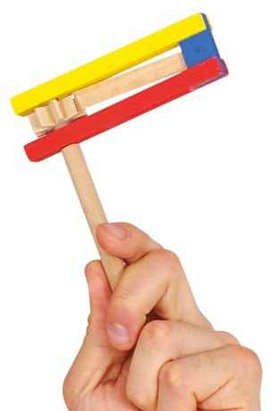 FIESTAS GUIRCA Ratsche aus Holz, 14 cm