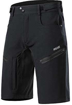 ARSUXEO Herren Fahrrad Kurze Hosen Lockere Passform Radhose mit Feuchtigkeitsableitendem Bund 2006