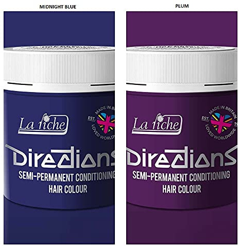 La Riche Directions Haarfarben Set aus 1x Plum und 1x Midnight Blue