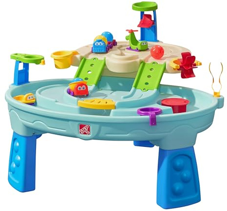 Step2 Ball Buddies Wasserspieltisch mit Bällen | Wassertisch mit 23-teiligem Zubehörset | Garten Wasser Spieltisch für Kinder oder Indoor Bälle Tisch