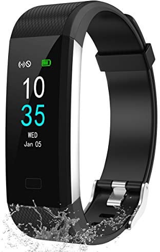 LEBEXY Fitness Armband Schrittzähler, Fitness Tracker mit Kalorienzähler, IP68 Wasserdichter Smartwatch Fitness Uhr Sportuhr Aktivitätstracker