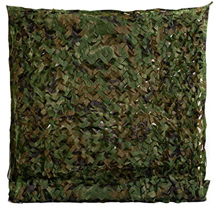 Rinling Tarnnetz Camouflage Netz Wald Jagd im Freien Tarnung Waldlandschaft Milit?r Dekoration Sonnenschutz(Woodland 2Mx3M)
