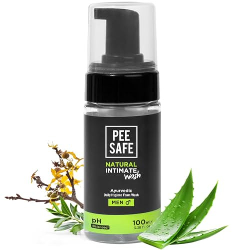 PEESAFE Intim duschgel männer | Antibakterielle intimpflege männer | Intim Waschlotion Herren | pH-neutrale Intimpflege für Männer | | Teebaumöl,100% alkoholfrei (100ml)