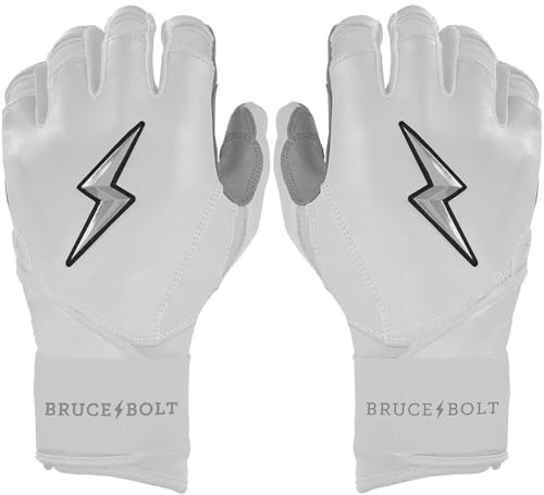 Bruce Bolt Chrome Series Long Cuff Batting Glove
