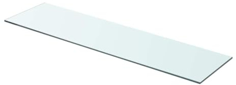 vidaXL Glasboden 80x20 cm Glasscheibe Glasplatte Glasregal Wandregal Badregal