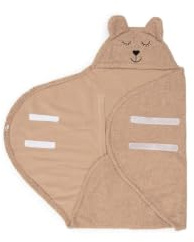 Jollein Einschlagdecke Puckdecke z.B. für Babyschale Bear Boucle Biscuit | 032-566-67064