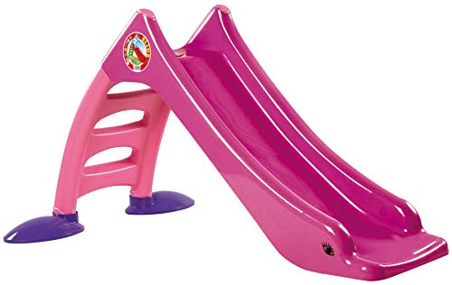 Dohany 2in1 Kinder Rutsche Wasserrutsche freistehend Rutschlänge 120 cm pink