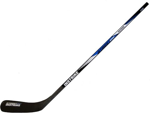 Instrike Street ST4000 Holzschläger Senior 60 ca 160 cm lang Links - Linke Hand unten normal für Rechtshänder - idealer Streethockey Schläger sehr stabil