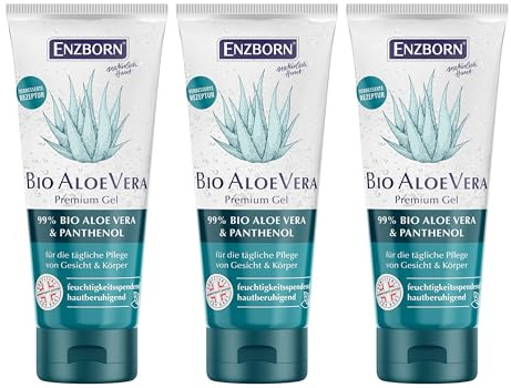 ENZBORN® Premium Aloe Vera Gel, 100 ml Tube Vorratskarton 3 Tuben