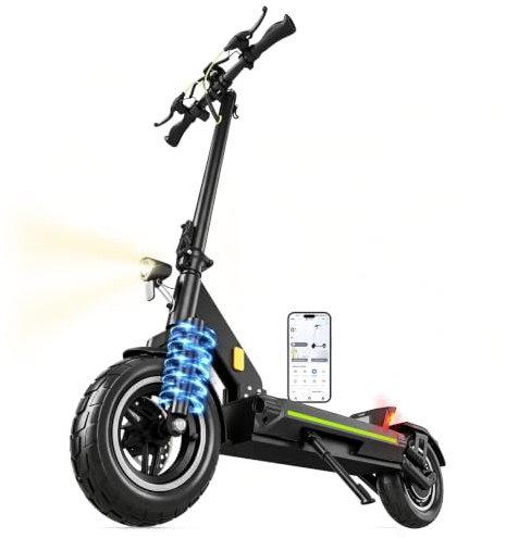 TODIMART E Roller mit Straßenzulassung G2 ABE, 60-65 km Reichweite, Maximale Belastung 150KG