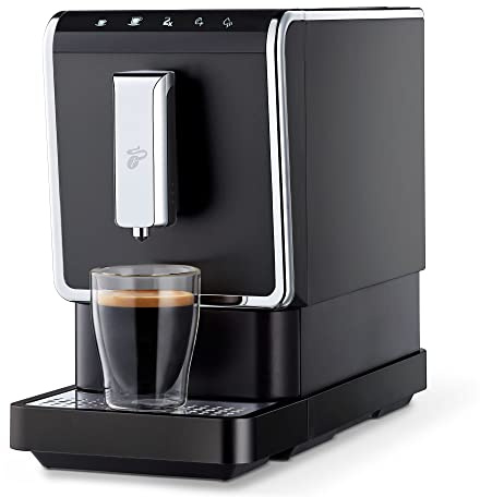 Tchibo Kaffeevollautomat Esperto Caffè 1.1 für Caffè Crema und Espresso, Anthrazit