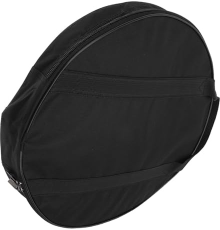 Gong Tragetasche 40x8cm, Einlagige Schutztasche für Instrumente | Oxford Gewebe in Schwarz, Rostfreier Reißverschluss, Tragbar und Platzsparend Verstaubar