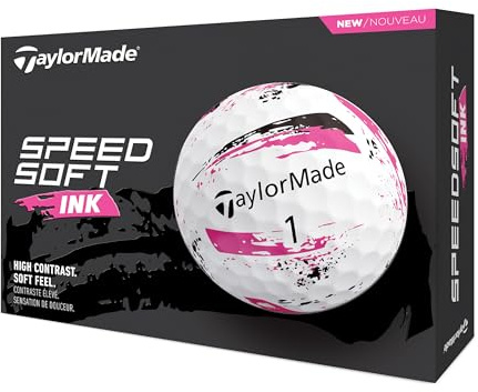 Taylormade TM24 SpeedSoft Ink PNK GLB dz, weiß/pink