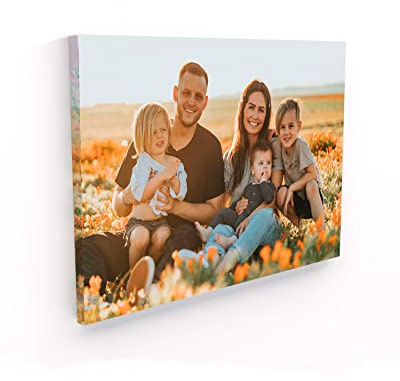 Panorama Ihr Foto auf Leinwand - 30x21 cm - Leinwand personalisiert Foto & Wandbilder Wohnzimmer Bilder - Fotoleinwand eigenes Bild - Leinwandbild selbst gestalten - Fotogeschenke personalisiert