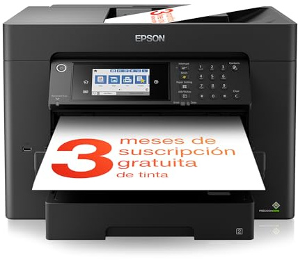 Epson Workforce WF-7840DTWF A3+ kabelloser Multifunktions-Tintenstrahldrucker inkl. 3 Monaten kostenloser Tinte mit ReadyPrint Flex-ABO*