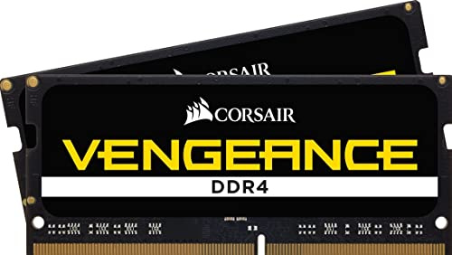 Corsair Vengeance SODIMM 32GB (2x16GB) DDR4 Bis zu 3200MHz C22 Speicher für Laptop/Notebooks - Schwarz