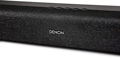 Denon DHT-S217 2.1 Soundbar mit Dolby Atmos, integrierten Subwoofer, Bluetooth, 4K UHD, und HDMI ARC, Schwarz
