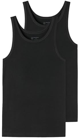 Schiesser Herren Unterhemd ohne Arm 2er Pack Doppelpack 95/5 Box - 176038