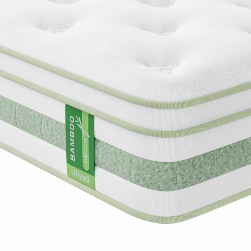 Uliyati Taschenfederkernmatratze 100x200 H3, 7-Zonen, 25 cm, Schlafzimmer | Hybridkomfort mit Memory-Schaum, atmungsaktiver Bezug, punktelastische Federn, 100 Tage Probeschlafen, OEKO-TEX Klasse I