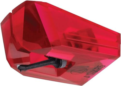 Audio-Technica ATN-XP5 Elliptischer Ersatz-Plattenspieler Stylus für AT-XP5 Patrone, Rot