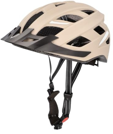 Fischer Fahrradhelm, Radhelm, Cityhelm Urban Plus, mit integriertem LED-Rücklicht für Damen und Herren
