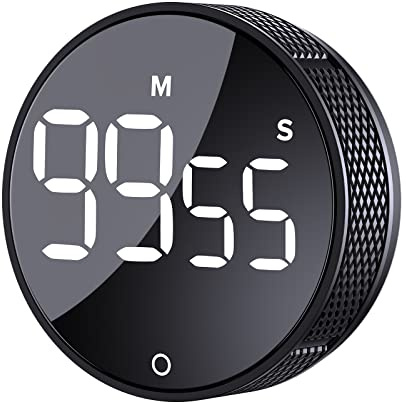 AVINIA Küchentimer LED Magnetischer Digitaler Countdown Countup Timer Visuelle Timer Kinder Senioren Lehrer und für das Klassenzimmer Hausaufgaben Kochen Fitness Backen Lernen