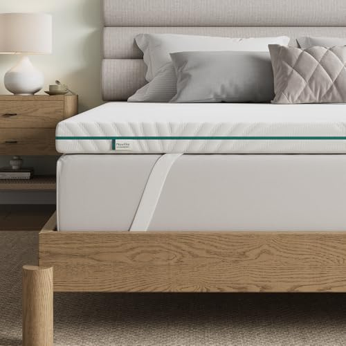 Novilla Matratzen Topper 180x200cm, matratzentopper Gelschaum Matratzenauflage 180x200, 7cm Höhe Gel Memory Foam Topper,Weiß
