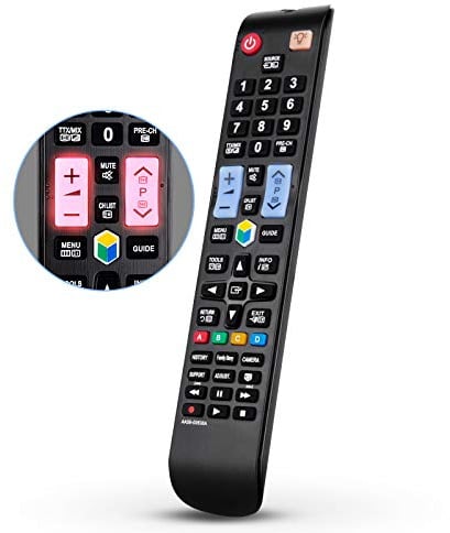 Universal für Samsung Fernseher Fernbedienung,Geeignet für Samsung Fernbedienung Smart TV Original,Mit Beleuchteten Tasten