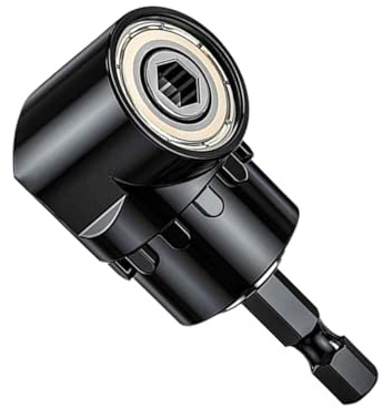 105° Winkelschrauber,Rechtwinkliger Bohrer, Rechtwinkliger Stahlwinkeltreiber, Multifunktions Winkel Bithalter mit 1/4-Zoll Magnetischen Bit Halter,Vorsatz Adapter für das Bohren des Schmalen Raumes