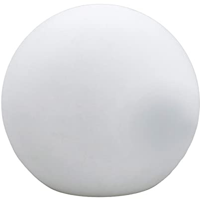 Lindby LED Solarkugel aussen 30cm, mit Erdspieß Solarlampe Leuchtmittel Solarleuchte Garten Gartenleuchte solar IP44 Tageslicht (6.500K)
