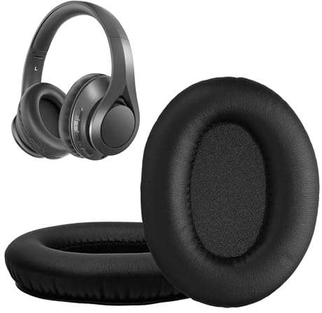 kwmobile 2X Ohr Polster für Mpow 059 / H5 / H1 / H7 / H20 Ohrpolster - Ersatz Ohrpolster - Kopfhörer Ersatzteile - Kopfhörer Ersatzpolster für Over Ear Headphones