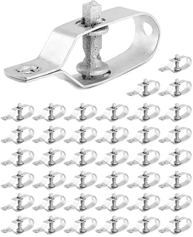 QWORK® 40 Stück Zaunspanner, 90MM für Zaun, Gartenarbeit, Maschendraht